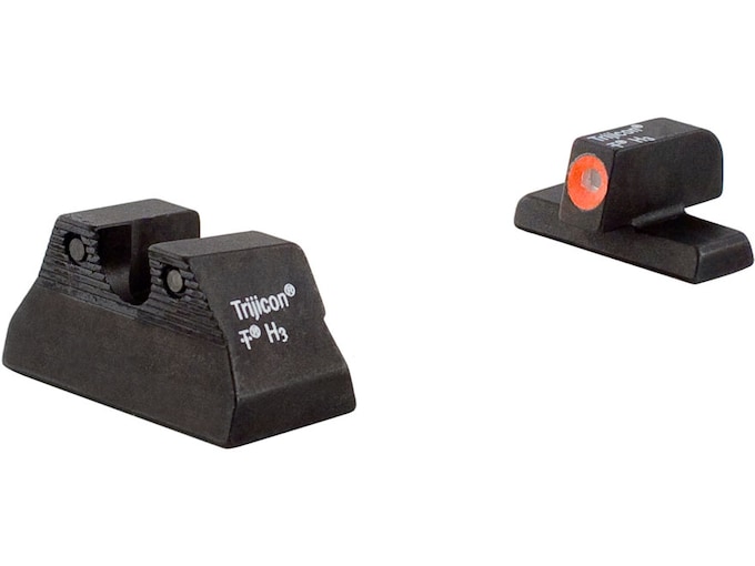 Trijicon HD Night Sight Set HK P2000 Steel Matte 3-Dot Tritium Green with Front Dot Outline