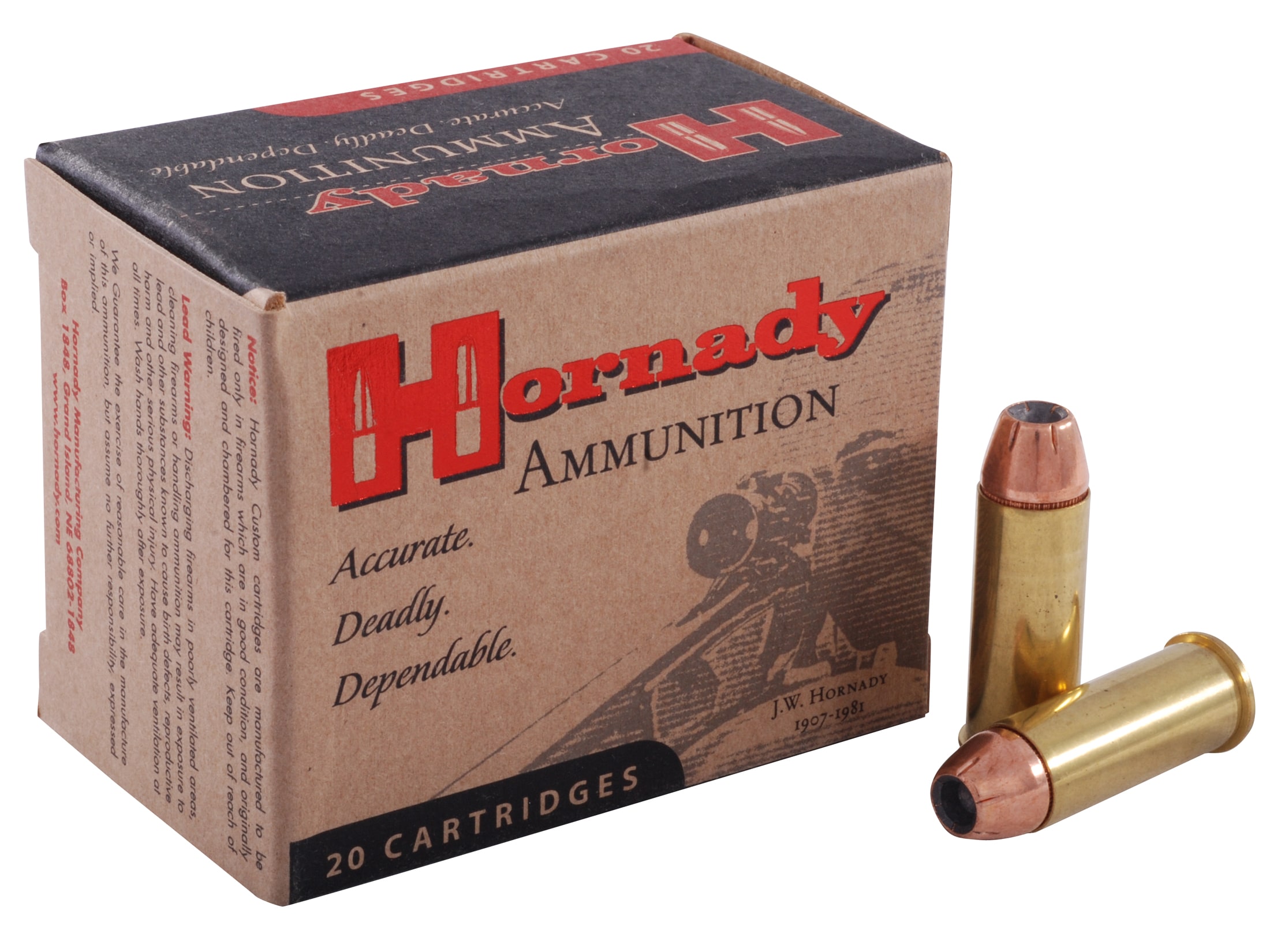 Hornady Custom Ammo 44 Special 180 Grain XTP Jacketed Hollow Point Box