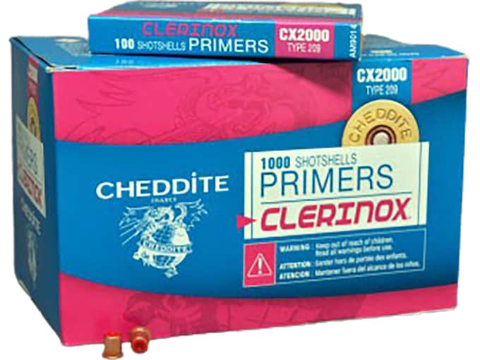 Cheddite Clerinox CX2000 Primers #209 Shotshell Box of 1000