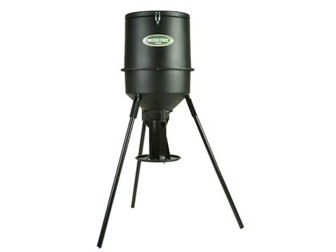 Moultrie Dinner Plate Tripod Game Feeder 30 Gallon Polymer Black