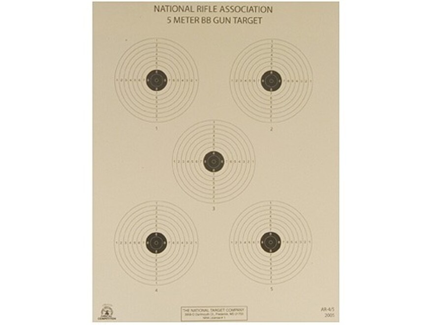 5 meter bb gun target