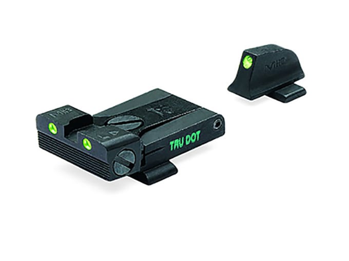 Meprolight Tru-Dot Adjustable Sight Set Sig P220, P225, P226, P228 Steel Blue Tritium Green
