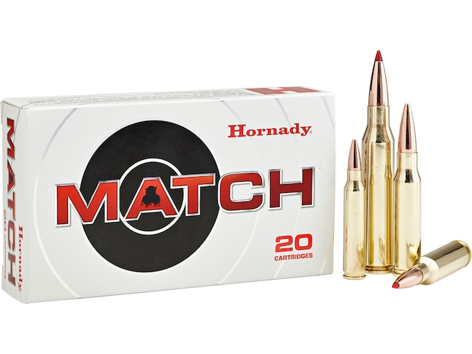 Hornady Match Ammunition 6.5 Creedmoor 120 Grain ELD Match 2 Boxes 40 Rds-img-0