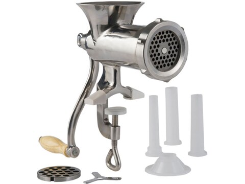 Weston #10 Heavy-Duty Manual Meat Grinder & Sausage Stuffer