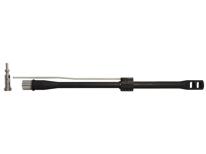 JP Enterprises AR-15 Barrel and Bolt 223 Wylde Lightweight Contour 1 in 8" Twist 16" Stainless Steel Black Teflon Coating with Adjustable Gas Block, Gas Tube, JP Standard Compensator