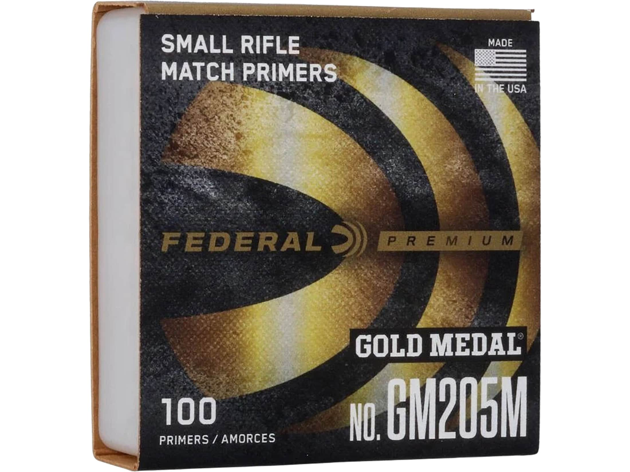 Federal Premium Gold Medal Small Rifle Match Primers #205M Box of 1000