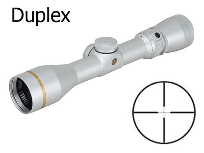 Leupold VXIII Pistol Scope 2.58x 32mm Duplex Reticle Silver
