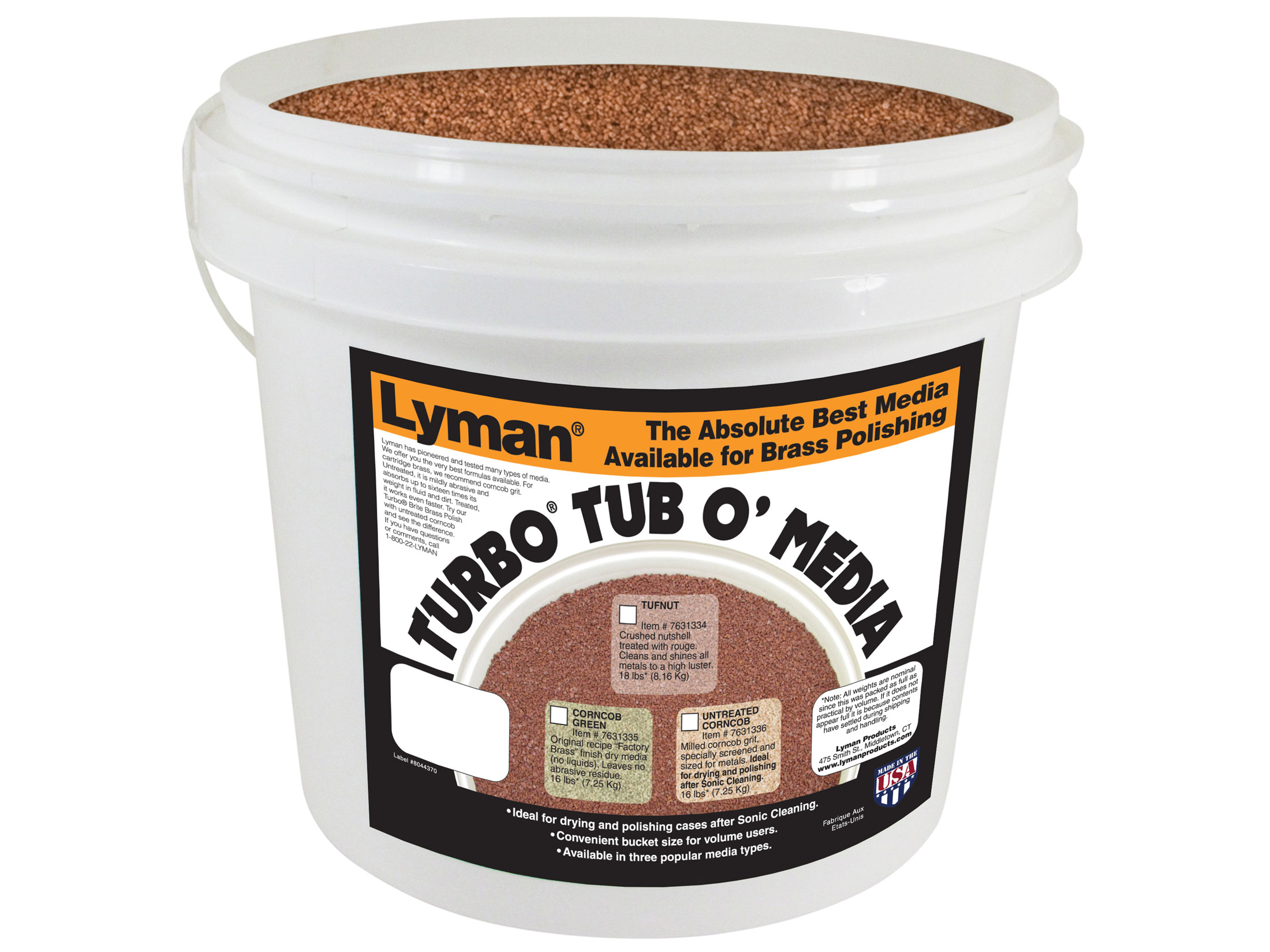 Easy-Pour Turbo Brass Tufnut Cleaning Media by Lyman Products at Fleet Farm