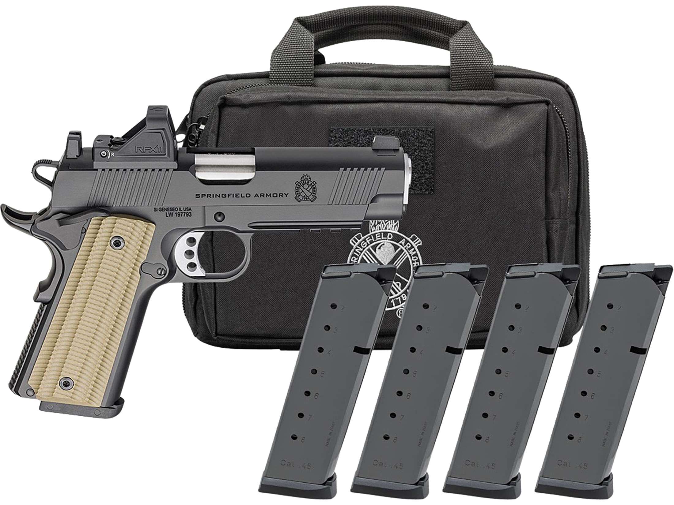 Springfield Armory 1911 Operator AOS Gear Pac 9mm Luger Pistol 4.25