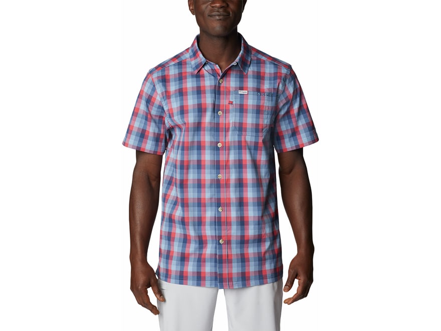  Columbia Men's Terminal Tackle Long Sleeve Fishing Shirt, Violet  Sea/Carbon Logo, Medium : Clothing, Shoes & Jewelry