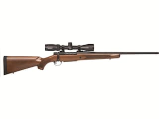 Mossberg Patriot Bolt Action Centerfire Rifle 25-06 Remington 22" Fluted Barrel Matte Blue and Walnut Straight Grip With Scope image