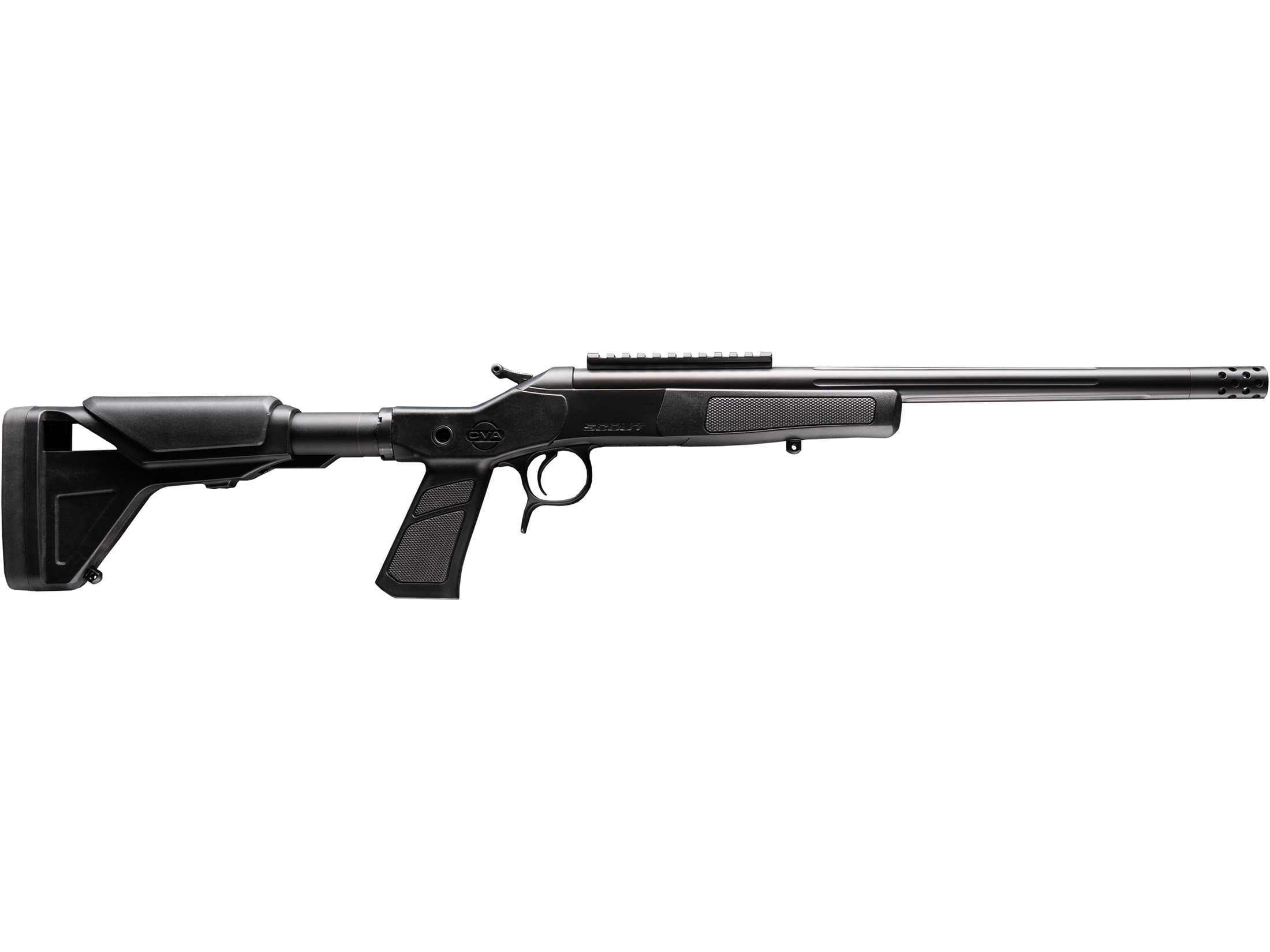 CVA Scout XP SB Single Shot Rifle 223 Remington 16.5 Fluted Graphite
