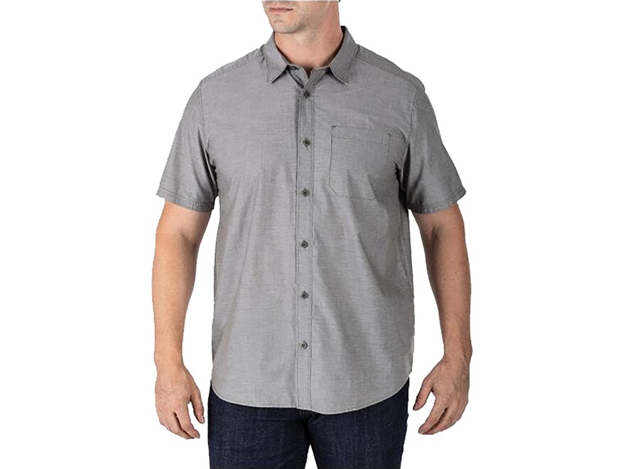 mens poly cotton short sleeve shirts