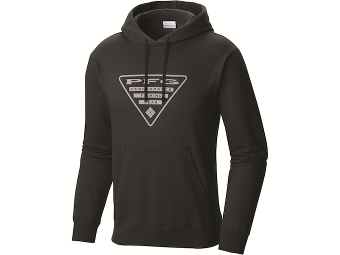 Columbia PFG Triangle Felpa Con Cappuccio Uomo - Morbida Misto Cotone Per Pesca E Outdoor - Tasca A Marsupio - Vestibilità Regolare