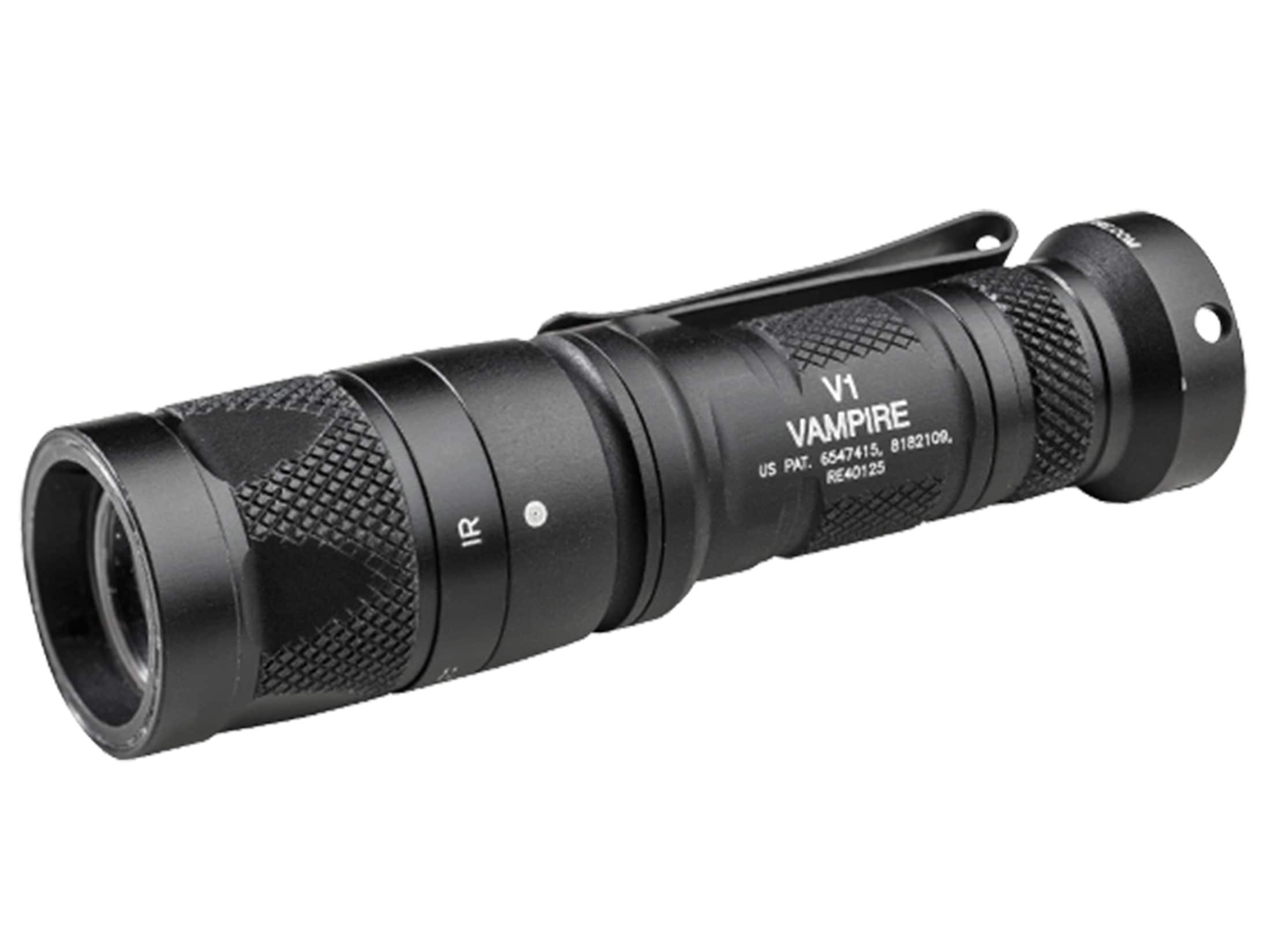 Surefire V1 Vampire V1-B-BK ヴァンパイア　電池１本付 Surefire V1 Vampire Flashlight CR123A Battery Black
