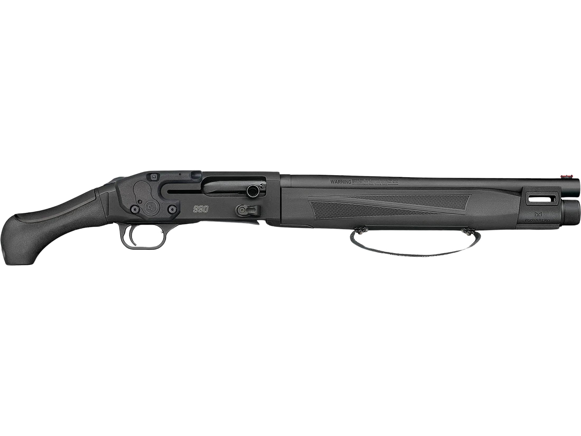 Mossberg 990 AfterShock Lasersaddle Semi Automatic 12 Ga Shotgun 14.75