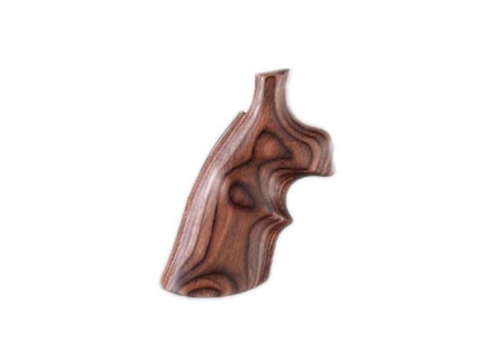 Hogue Fancy Hardwood Grips with Top Finger Groove S&W N-Frame Square Butt