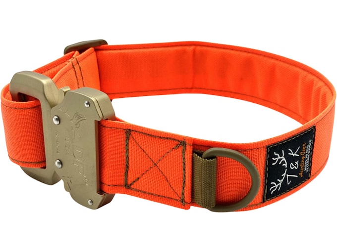T&K Hunting Gear Cordura Dog Collar Coyote Brown XL