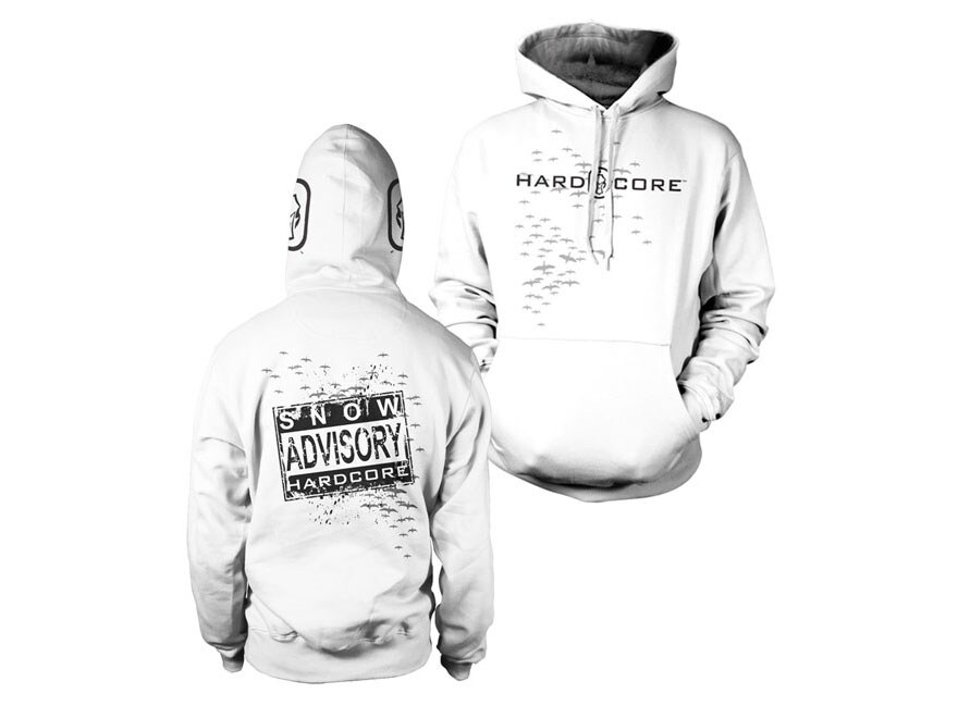 White snow sale goose hoodie