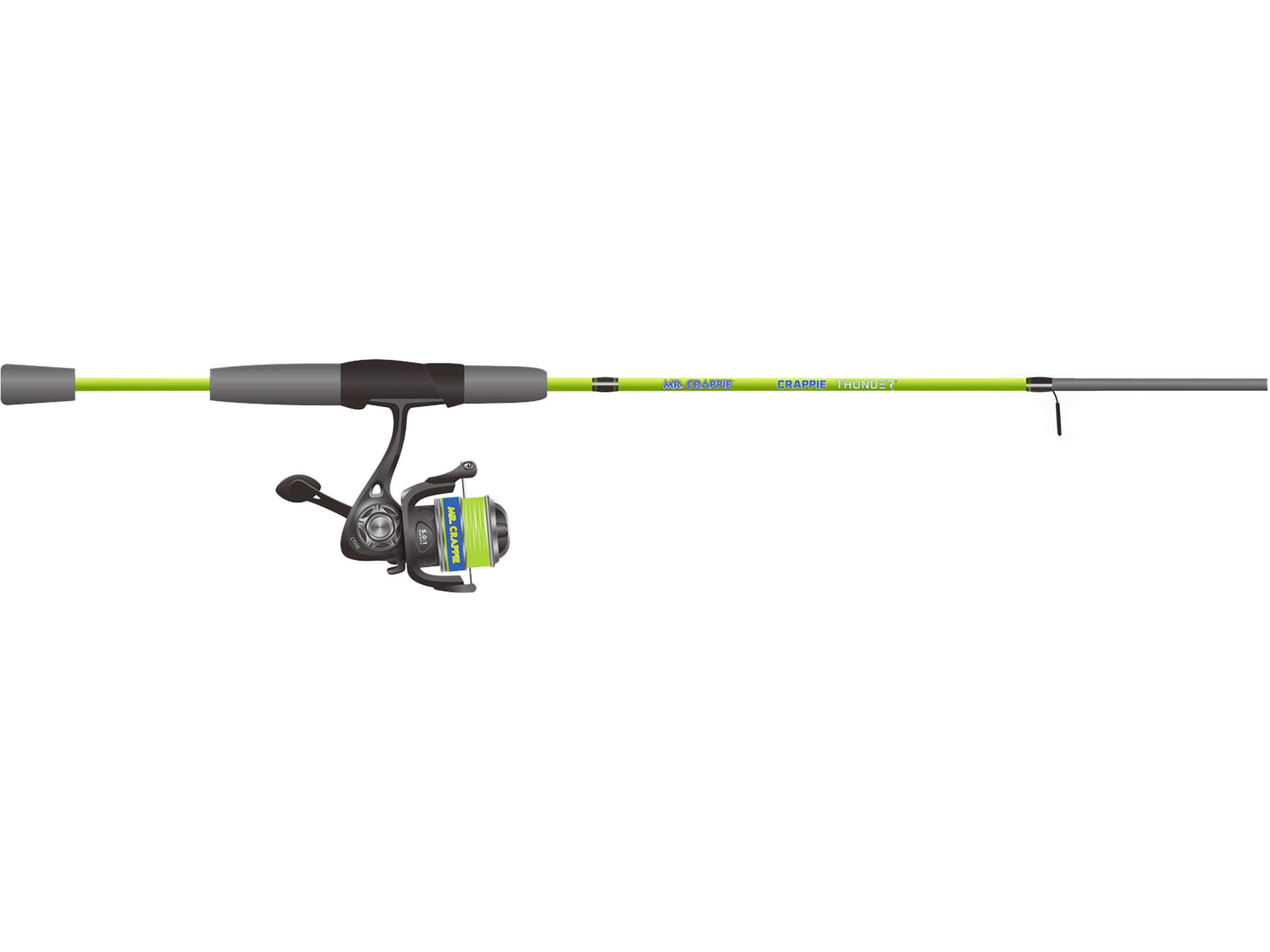 Lew's Crappie Thunder 50 5.0:1 4'6 2pc Light Spinning Combo