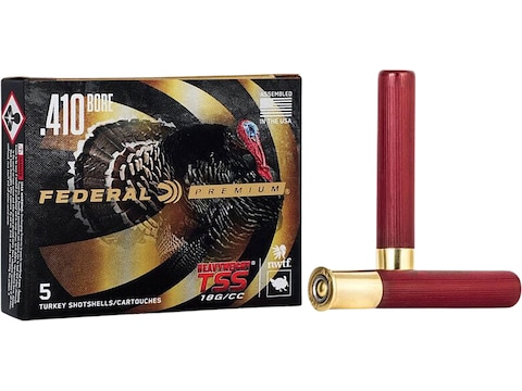 Federal Premium Heavyweight TSS Turkey 410 Ammo 3" #9 Tungsten Shot 13/16 oz Box of 5