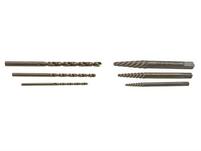 Hanson Screw Extractor Set Drill Bit Set 6 Piece
