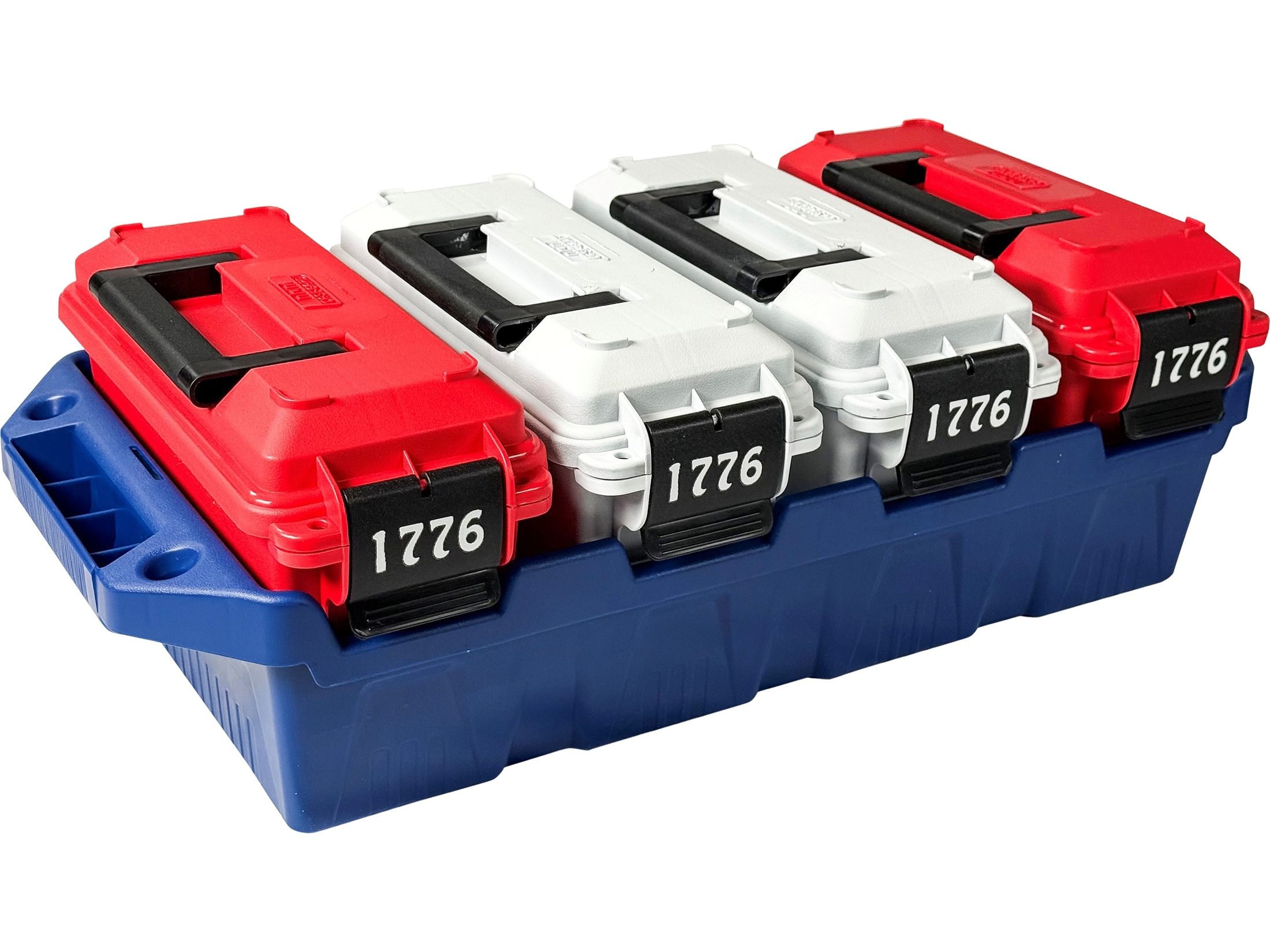  マンハッタンBox ROUND&WIDE小物入れ MTM America 250th 1776 Limited Edition 4 Can Ammo Crate Combo 30 Cal
