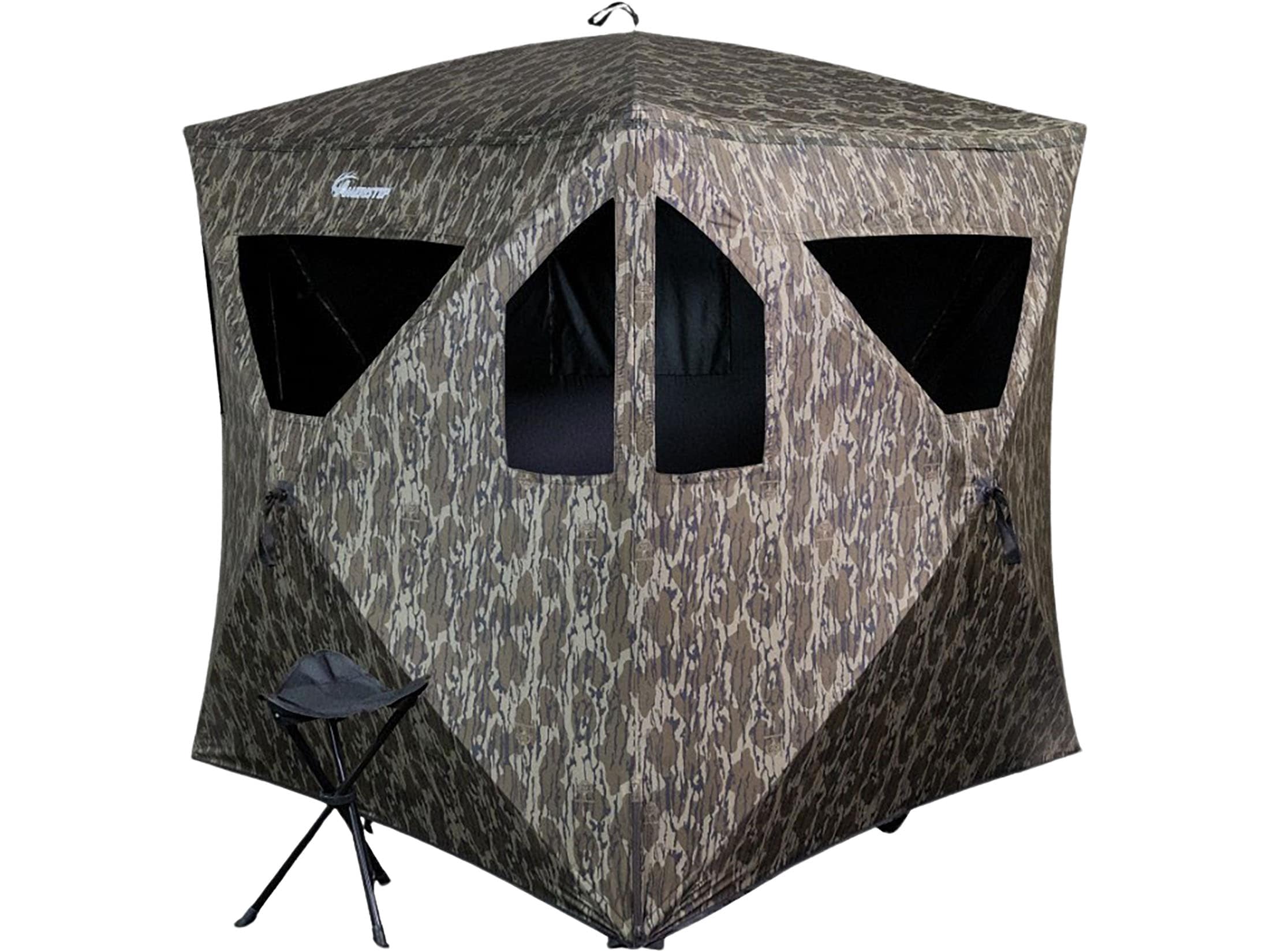 Ameristep Brickhouse Ground Blind Combo Mossy Oak Bottomland