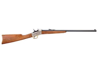 Pedersoli Mississippi Rolling Block Single Shot Centerfire Rifle 38-55 WCF 26" Barrel Blued and Walnut Straight Grip image