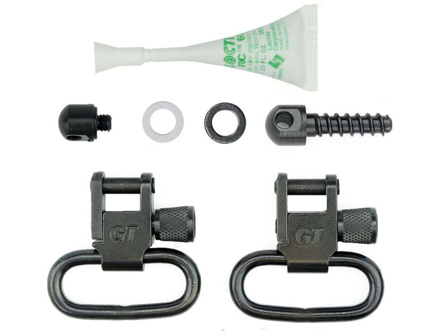 GrovTec Sling Swivel Set Mossberg 500 1 Locking Swivels Steel Black