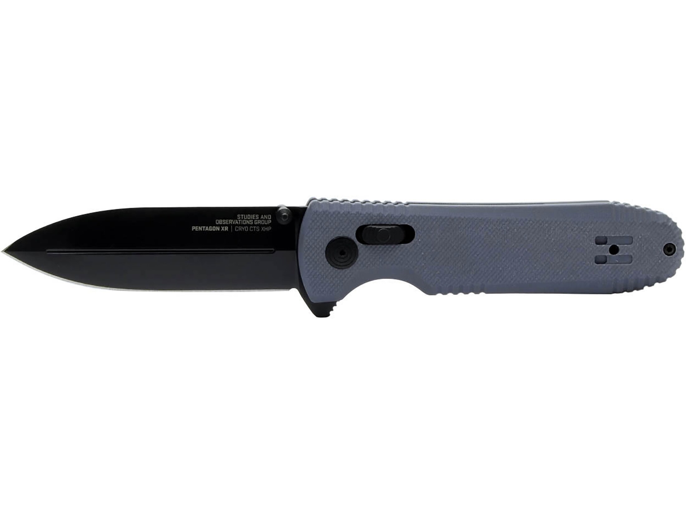 SOG Pentagon XR Folding Knife 3.6 Spear Point CTS-XHP Black