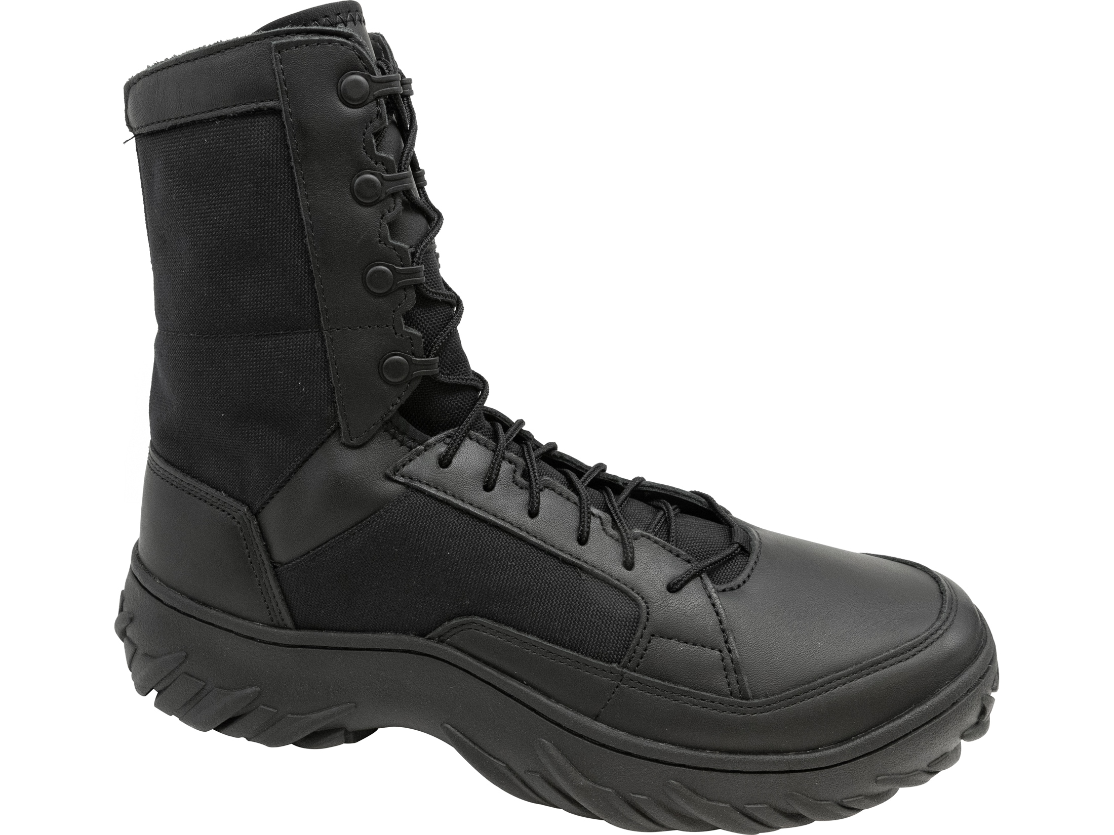 black suede tactical boots