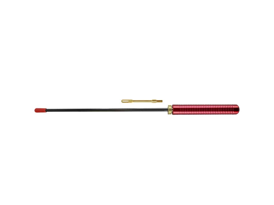 Pro-Shot Premium 1-Piece Coated Micro-Polished Gun Cleaning Rod with Patch