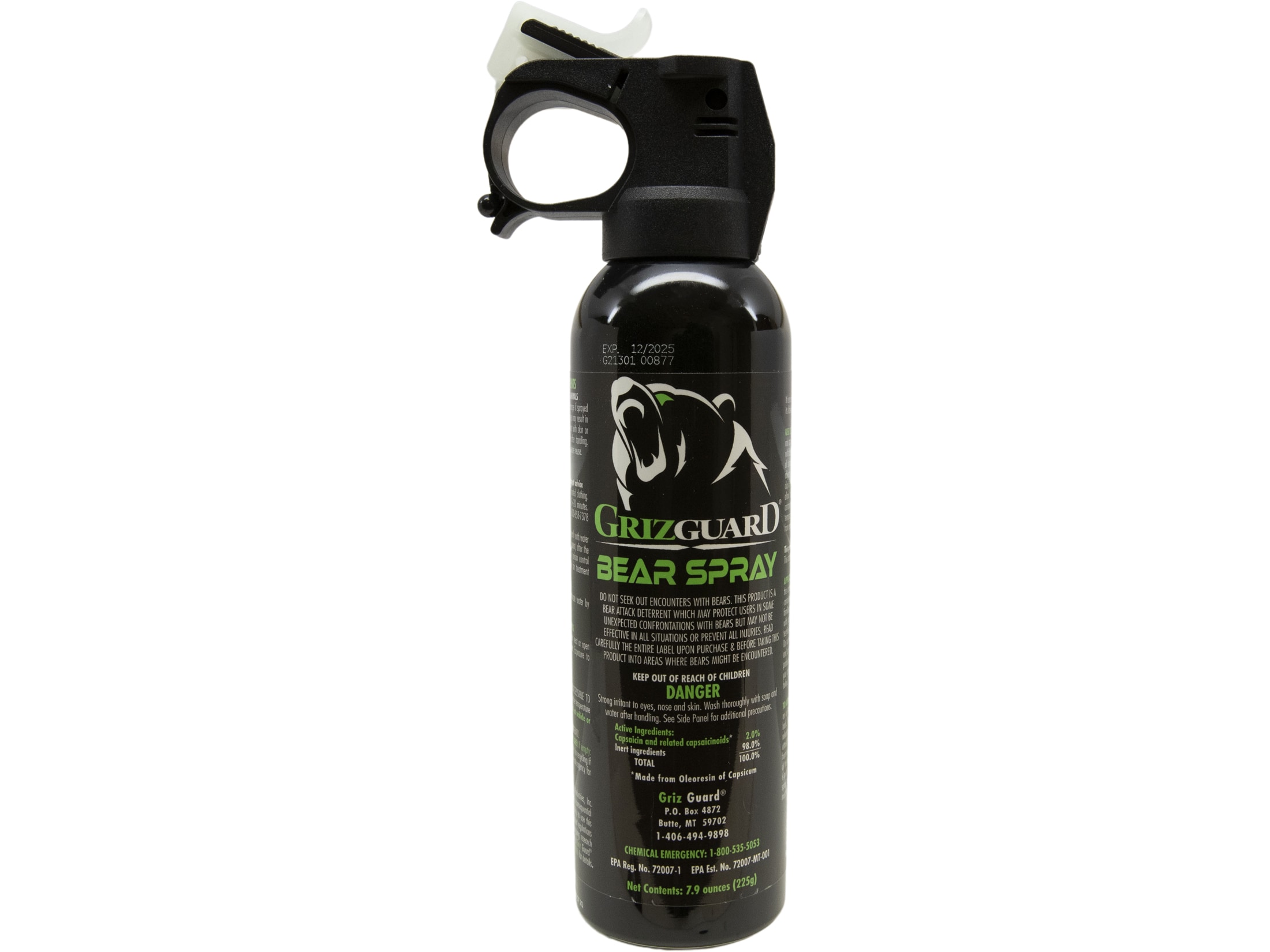 Griz Guard Bear Spray 7.9oz Aerosol Holster