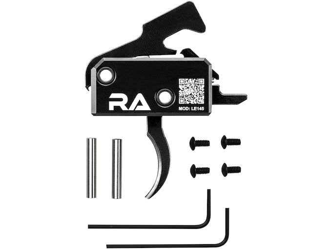 Rise Armament Law Enforcement & Military Drop-In Trigger Group w/ Anti Walk Pins AR-15 Single Stage Black