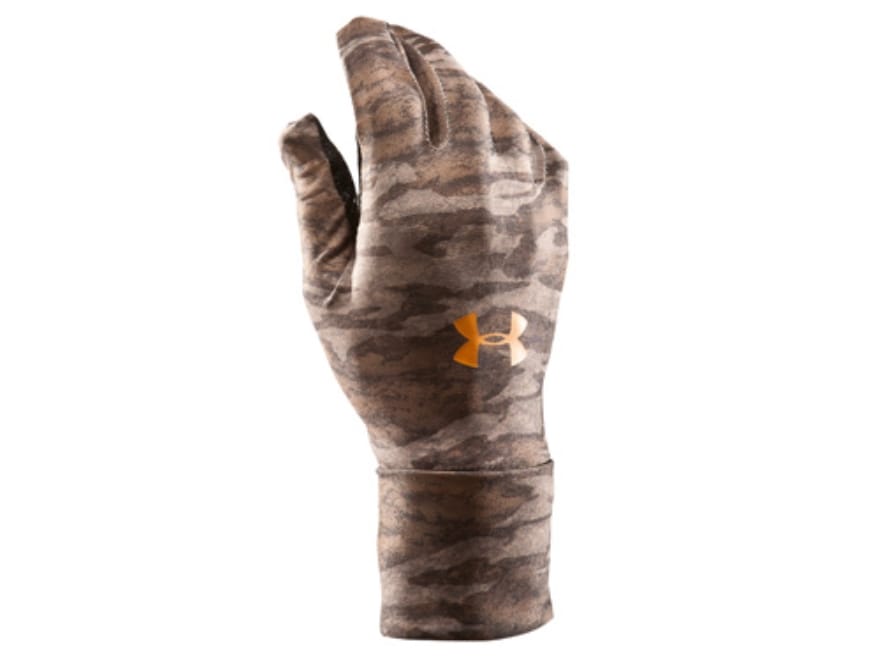 under armour mossy oak gloves