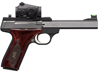 Browning Buck Mark Medallion Semi-Automatic Pistol 22 Long Rifle 5.5" Barrel 10-Round Stainless Rosewood image