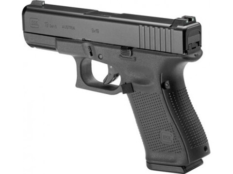 Glock 19 Gen5 Semi-Automatic Pistol 9mm Luger 4.02 Barrel 15-Round