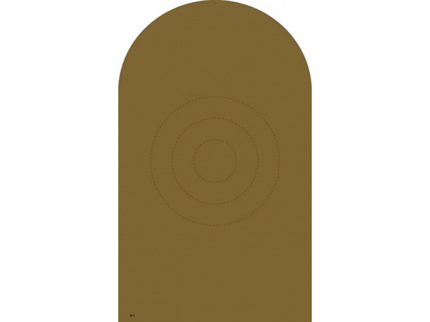 NRA-D-1 Official Bianchi Cardboard Targets 25 Pack | Shooting Range Practice Targets