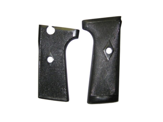Vintage Gun Grips Webley Mark I #2 Semi-Automatic without Escutcheon Polymer Black