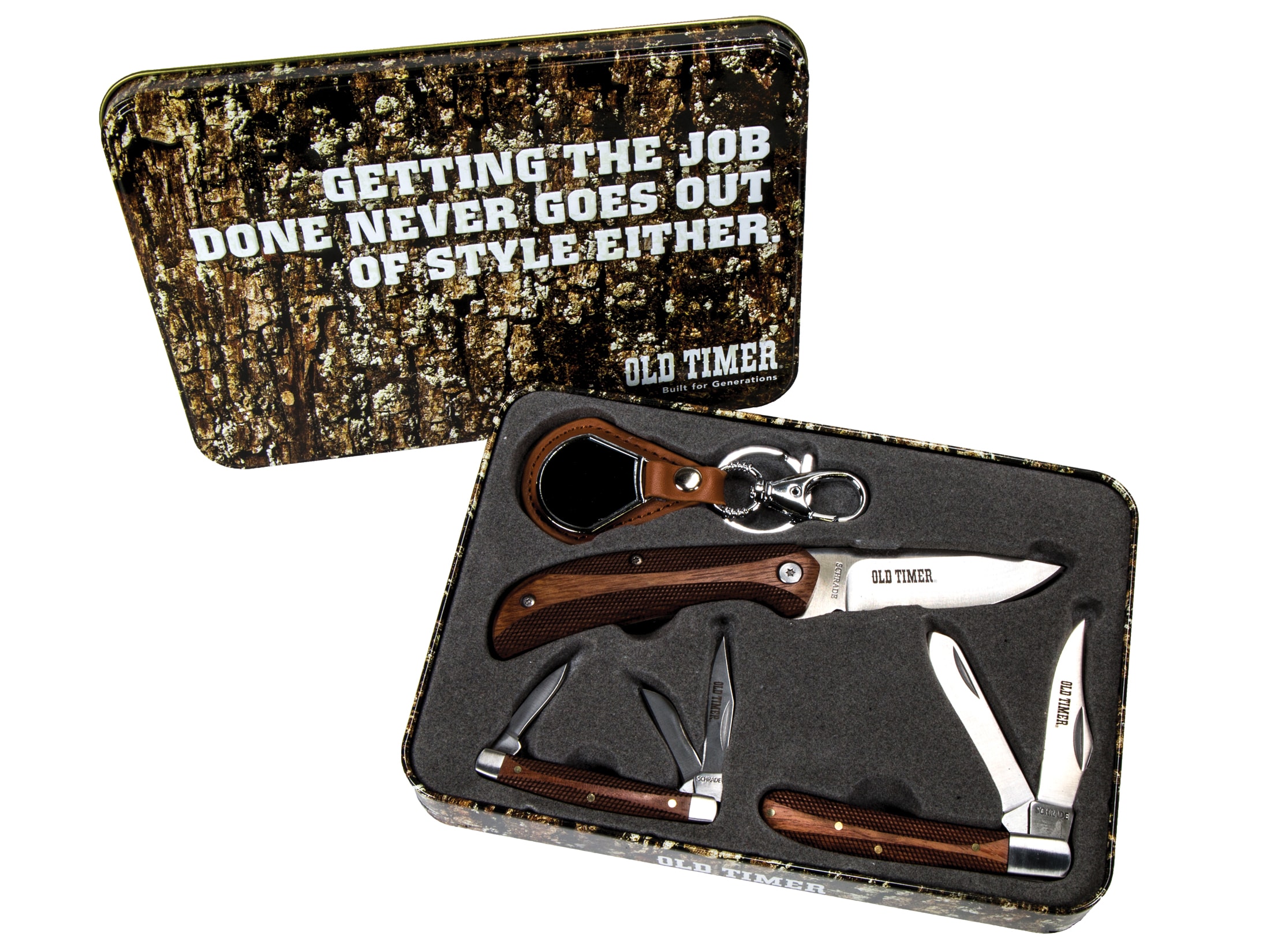 ワミレスリピト2本セットタイムセール Old Timer Limited Edition Knife Gift Set Keychain SS Blades Rosewood