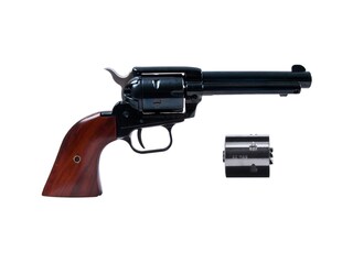 Heritage Manufacturing Rough Rider Combo Revolver 22 Long Rifle 4.75" Barrel 6-Round Blued Cocobolo image