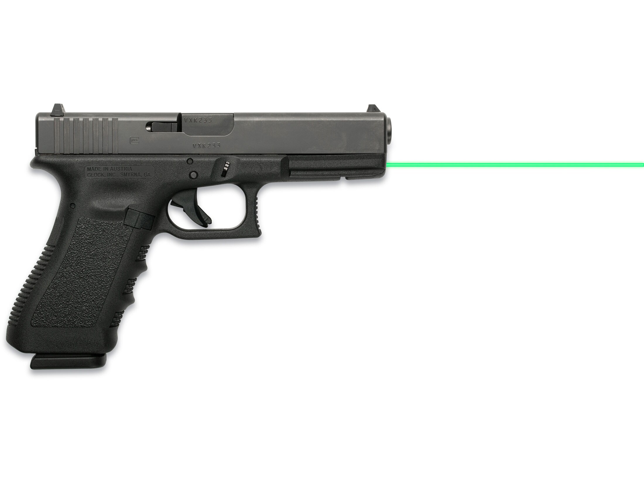 LaserMax Guide Rod Green Laser Sight Glock 202120SF21SF Gen 123