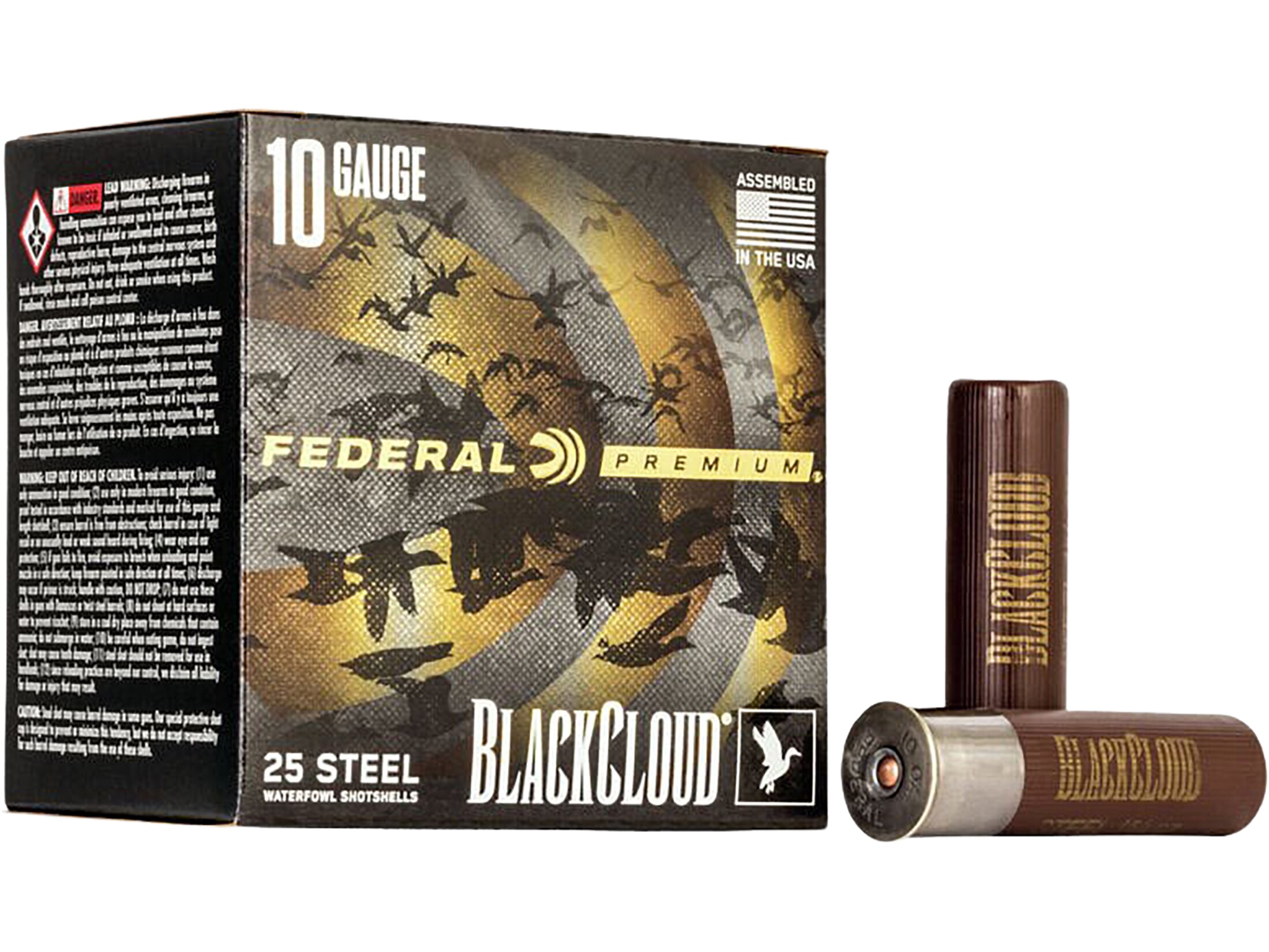 Federal Premium Black Cloud Waterfowl 10 Ga Ammo 3-1/2 BB Steel Shot
