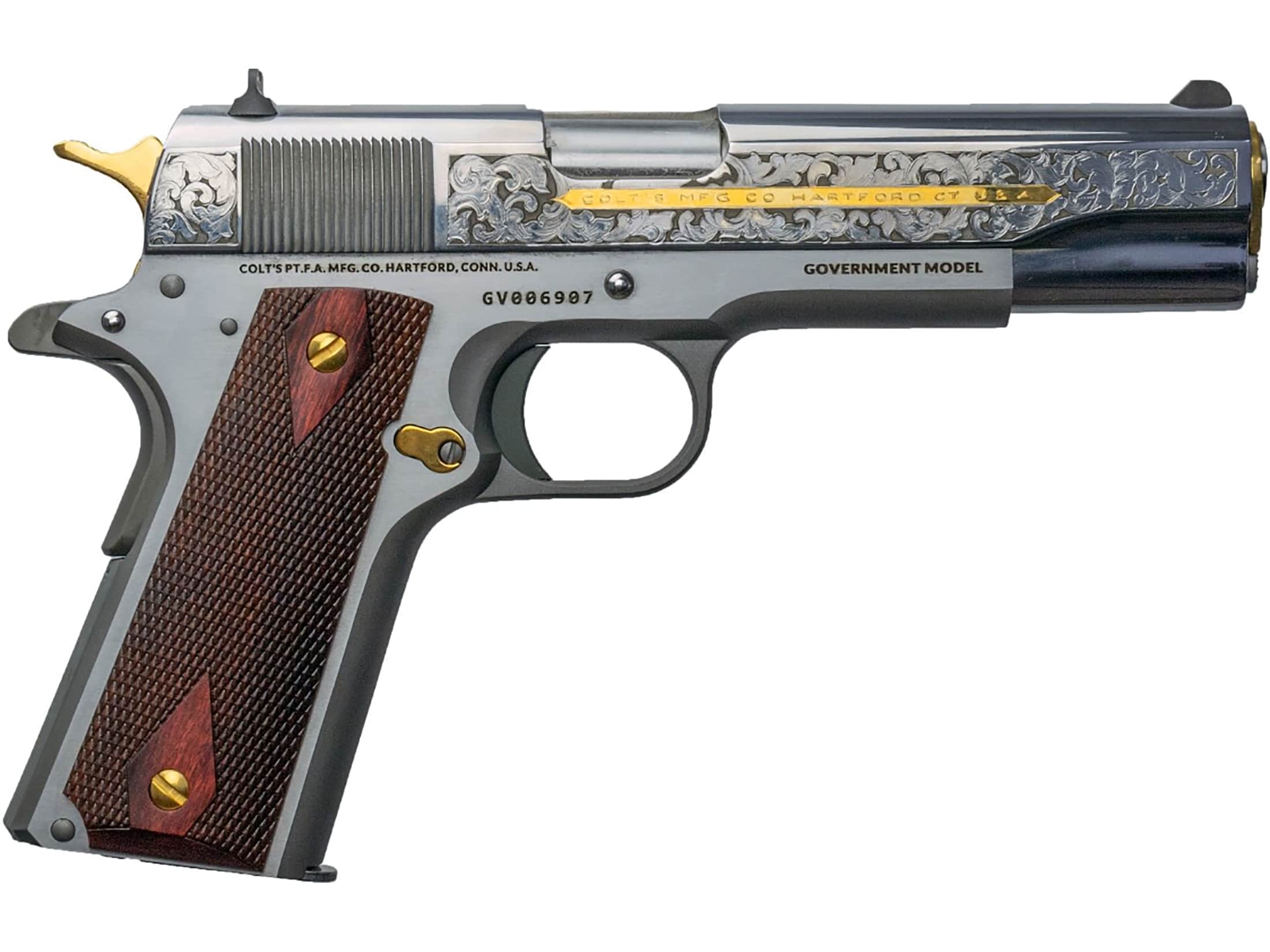 New Colt 1911 Gold Cup Stainless .38 Super –