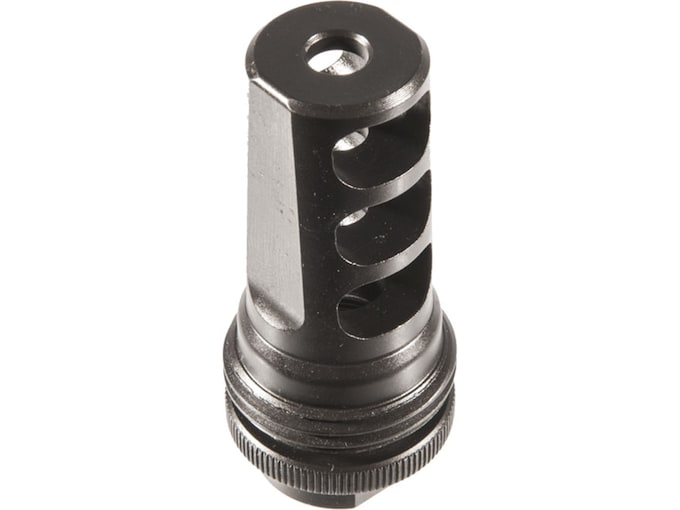 SilencerCo ASR 5.56 Muzzle Brake Suppressor Mount 5.56mm AR-15 1/2"-28 Thread Steel Matte