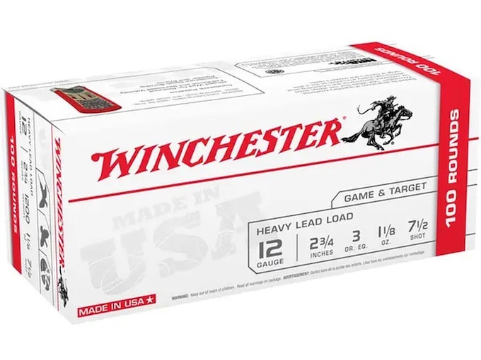 Winchester Game and Target Ammunition 12 Gauge 2-3/4" 1-1/8 oz Shot