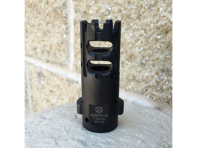 Gemtech Quickmount Muzzle Brake Suppressor Mount LR-308 5/8"-24 Thread Steel Matte