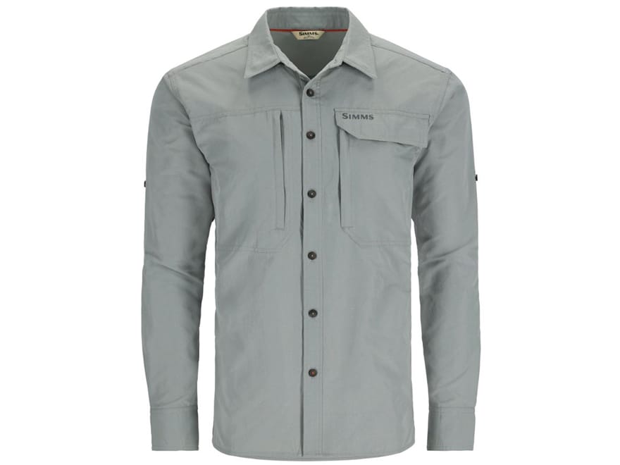 シムス　ガイドシャツXL cinder Simms Men's Guide Long Sleeve Shirt Cinder XL