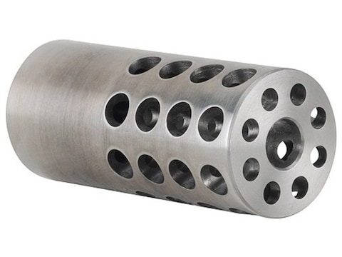 Vais Muzzle Brake Varmint 264 Caliber 65mm 58 32 Thread 875 Outside Diameter X 2 Length Steel